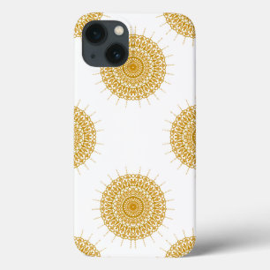 ラグジュアリーマンダラパターンiPhoneケース13 iPhone 13ケース