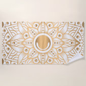 ラグジュアリーマンダラ11 ビーチタオル (正面)