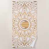 ラグジュアリーマンダラ11 ビーチタオル (正面)