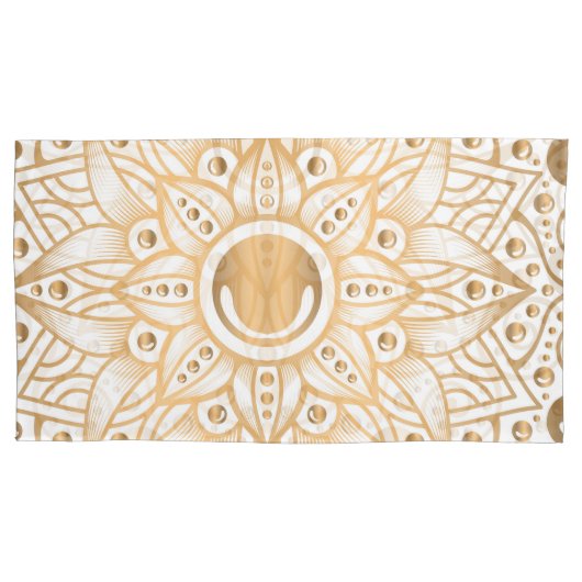 ラグジュアリーマンダラ11 枕カバー (正面)