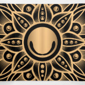 ラグジュアリーマンダラ12 三つ折りクリスマスカード (内部中)