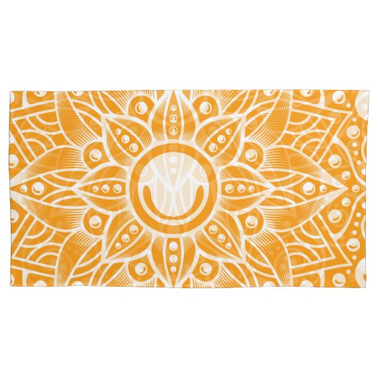 ラグジュアリーマンダラ13 枕カバー (正面)