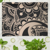 ラグジュアリーマンダラ42 キッチンタオル (折り畳み)