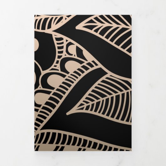 ラグジュアリーマンダラ42 三つ折りクリスマスカード (カバー)