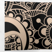 ラグジュアリーマンダラ42 三つ折りクリスマスカード (内部最初)