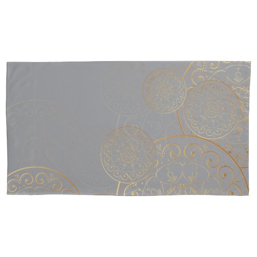 ラグジュアリーマンダラ49 枕カバー (正面)