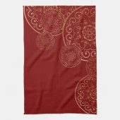 ラグジュアリーマンダラ50 キッチンタオル (縦)