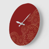 ラグジュアリーマンダラ50 ラージ壁時計 (傾斜)