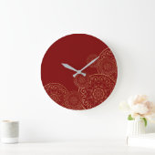 ラグジュアリーマンダラ50 ラージ壁時計 (ホーム)