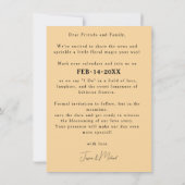 ラグジュアリーマーブルドリームオレンジバラエレガンス セーブザデート (裏面)