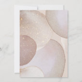 ラグジュアリーマーブルバブル誕生日 招待状 (裏面)