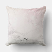 ラグジュアリーマーブルパーソナライズされたデザイン クッション (正面)