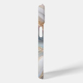 ラグジュアリーマーブルマザーオブパール金ゴールド静脈モノグラム Case-Mate iPhoneケース (裏面 / 右)