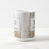 ラグジュアリーマーブル金ゴールドストローク コーヒーマグカップ (中央)