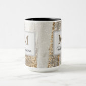 ラグジュアリーマーブル金ゴールドストローク マグカップ (中央)