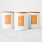 ラグジュアリーミニマリストジュースボトルラベル フードラベル (ボトル)