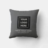 ラグジュアリーミニマルカスタムリストのロゴプロモーションブランド クッション (裏面)