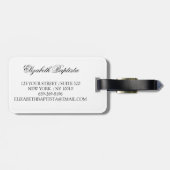 ラグジュアリーミニマルクラシックリストモノグラム ラゲッジタグ (裏面横)