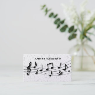 ラグジュアリーミュージカルノートの名刺 名刺