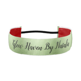 ラグジュアリーミントグリーン美しいサロン アスレチックヘッドバンド