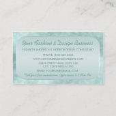 ラグジュアリーミントフローラ《写真》ぼけ味インテリアファッションデザイナー 名刺 (裏面)