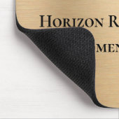 ラグジュアリーメタリック実在金ゴールドエステートマウスパッド マウスパッド (コーナー)