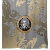 ラグジュアリーメドゥーサシャワーカーテン シャワーカーテン (正面)