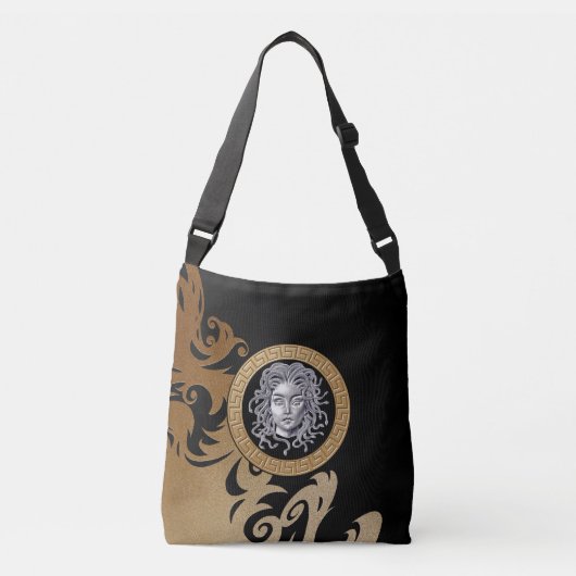 ラグジュアリーメドゥーサメダリオンクロス体バッグ クロスボディバッグ (正面)