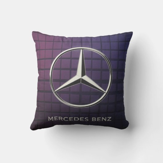 ラグジュアリーメルセデスインスパイアロゴ装飾用クッション クッション (裏面)