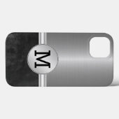 ラグジュアリーメンズモノグラムケース Case-Mate iPhoneケース (裏面 (横))