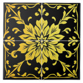 ラグジュアリーモダンエレガントフローラコレクション タイル (正面)