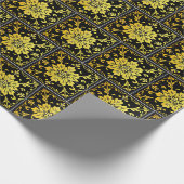 ラグジュアリーモダンエレガントフローラコレクション ラッピングペーパー (角)