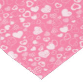 ラグジュアリーモダンエレガントラブピンクハート テーブルクロス (アングル)
