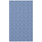 ラグジュアリーモダンエレガントラブブルーハート テーブルクロス (正面)