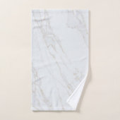 ラグジュアリーモダンオロホワイト バスタオルセット (ハンドタオル)