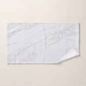 ラグジュアリーモダンオロホワイト バスタオルセット (ハンドタオル)