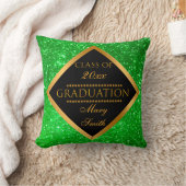 ラグジュアリーモダンカスタマイズグリーグリッター クッション (ブランケット)