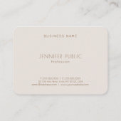 ラグジュアリーモダンカラー調和プロフェッショナルテンプレート 名刺 (裏面)