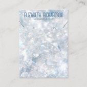 ラグジュアリーモダンクエレガント・クリスタル・ジュエリー・ディスプレイ 名刺 (正面)