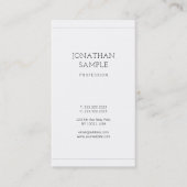 ラグジュアリーモダンクリーンデザインプエレガントラントレンディー 名刺 (正面)