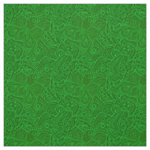 ラグジュアリーモダングリーンナチュラルフローラ蝶 ファブリック