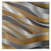 ラグジュアリーモダンシルバー金ゴールドリネンテクスチャコレクション タイル (正面)