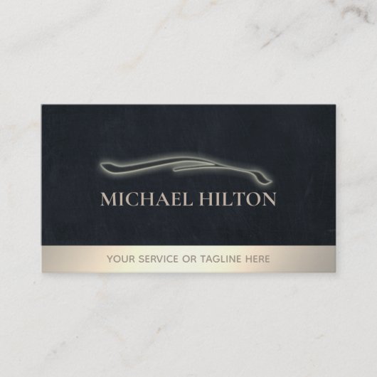 ラグジュアリーモダンシンプルな強力な車概要 名刺 (正面)