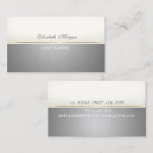 ラグジュアリーモダンスタイリッシュプロフェッショナル 名刺 (正面/裏面)