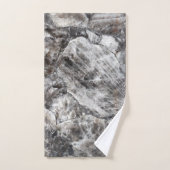 ラグジュアリーモダンスモーキークォーツ バスタオルセット (ハンドタオル)