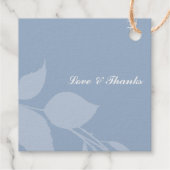 ラグジュアリーモダンズ結婚ダスティブルー フェイバータグ (裏面)