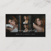 ラグジュアリーモダンフォトコラージュ美しいプロフェッショナル 名刺 (正面)