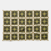 ラグジュアリーモダンフローラエレガントコレクション キッチンタオル (横)