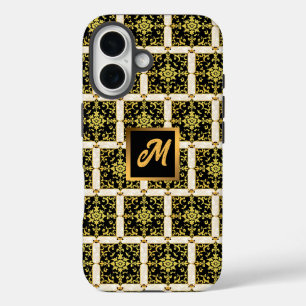 ラグジュアリーモダンフローラエレガントコレクション iPhone 16ケース