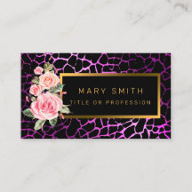 ラグジュアリーモダンフローラタイガーあなたのテキストを追加